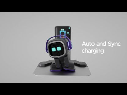 EMO Go Home Robot, AI Desktop Kæledyr med Opladningsdock, Living.AI