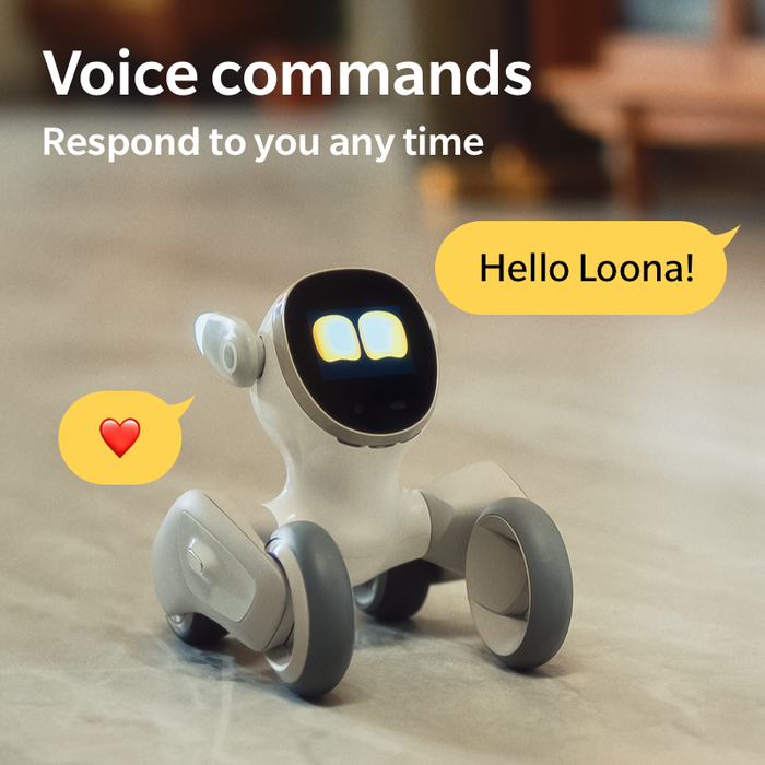 Loona Premium Smart Robot, AI PETBOT med Opladerdock, KEYi Tech